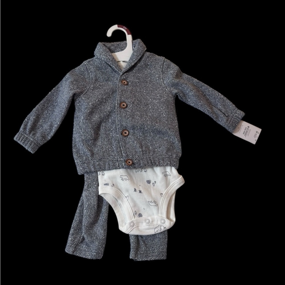 3 Piece Carters Baby Boy Outfit nwt 6M k95